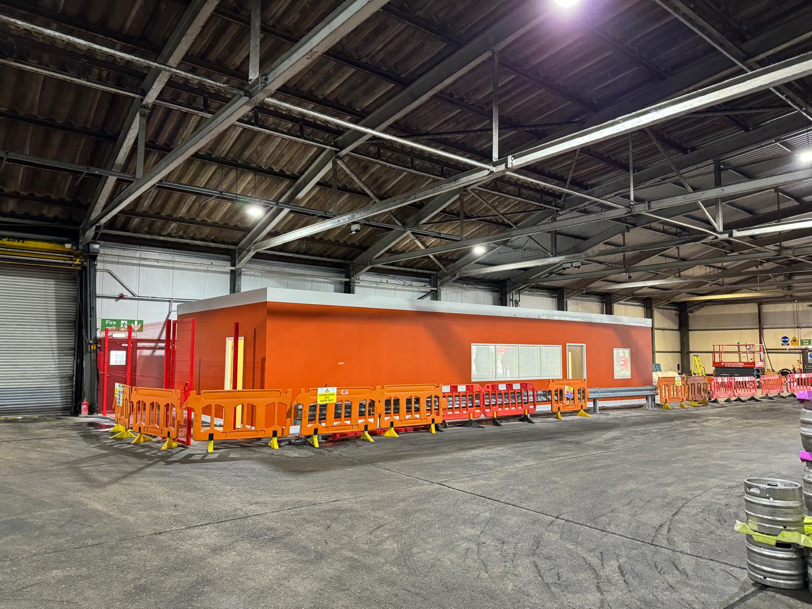 Warehouse refurbishment works
